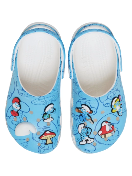 Клоги CROCS Kids Smurfs Classic Clog 210821-90H, для девочек и мальчиков