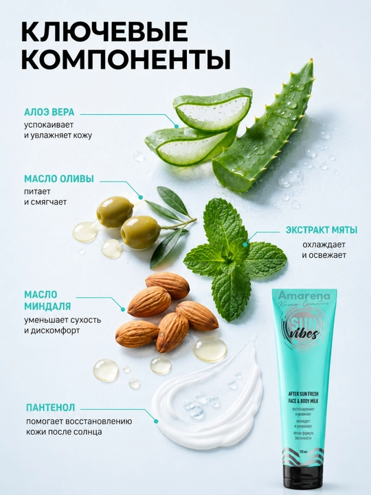 Spf nabor Sun Vibes quyoshdan saqlovchi krem yuz va tana uchun, spf 50
