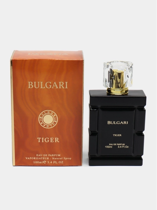Erkaklar atiri Bulgari Tiger Eau de Parfum 100 ml, yangi yog‘ochsimon hid, sovg’a uchun