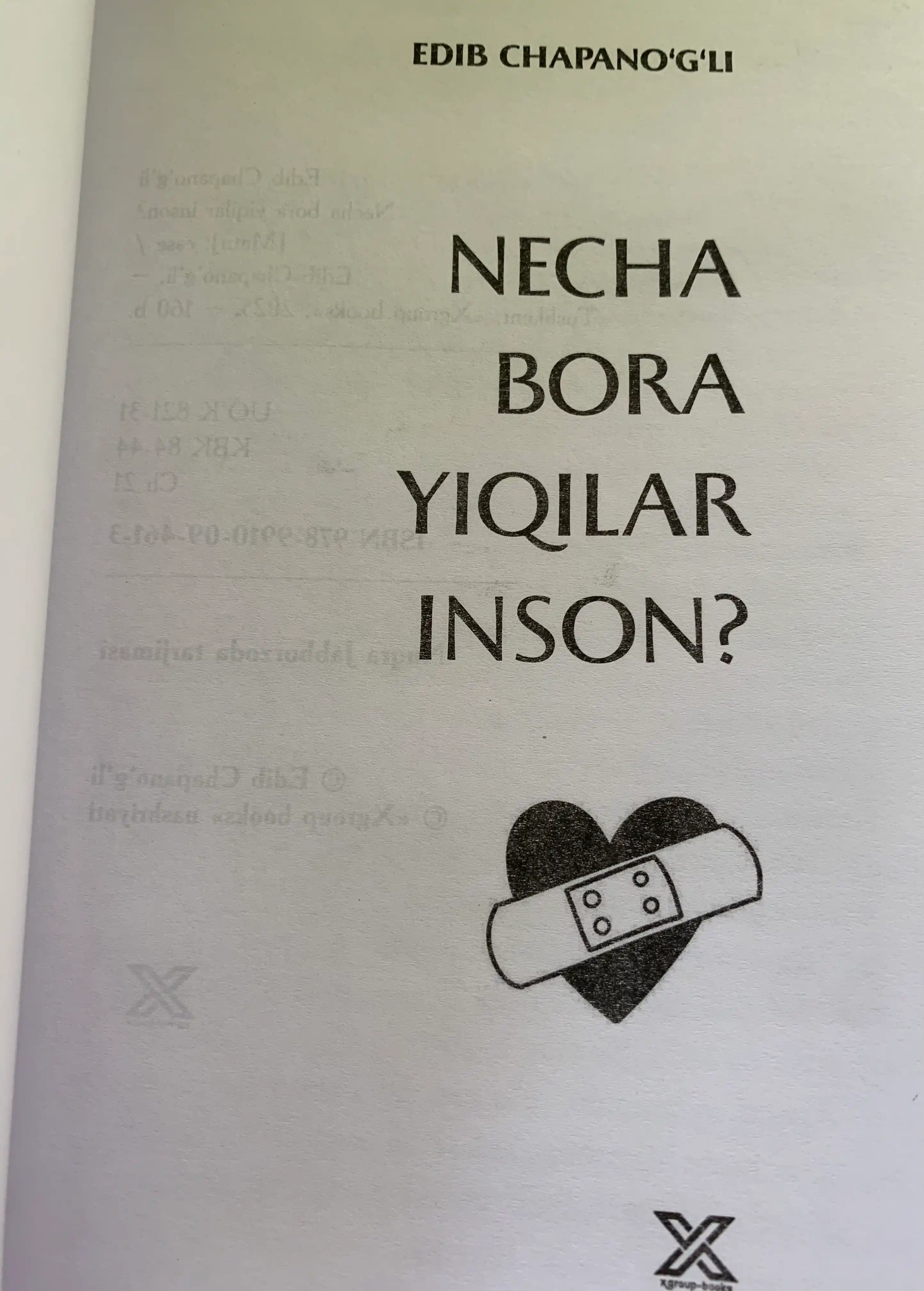 Necha bora yiqilar inson? — Edib Chapano‘g‘li