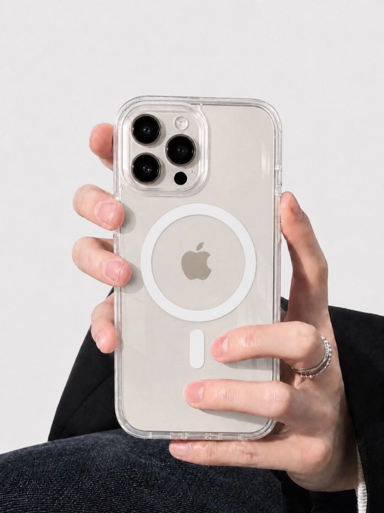 IPhone 17, 16, 15, 14, 13, 12, 11 modellari uchun printli shaffof g'ilof - 