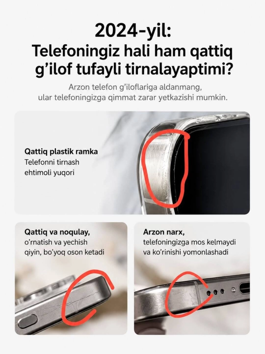 IPhone 17, 16, 15, 14, 13, 12, 11 modellari uchun printli shaffof g'ilof