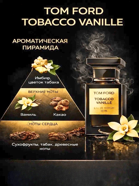 Erkaklar uchun parfyumlangan suv Tobacco Vanille-ga asoslangan 3 dan 30 ml gacha