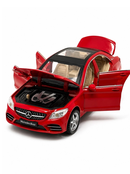 Mercedes-Benz C260L игрушечная машинка, металлическая машинка, Мерс, машинка аксессуар