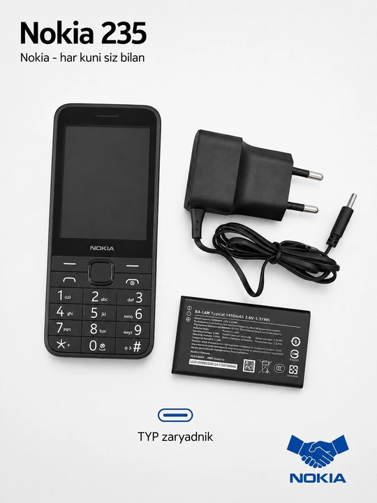 Nokia 235. Har kuni siz bilan. 1450 mAh