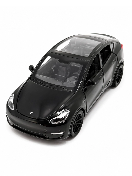 Коллекционная металлическая машинка Tesla Model Y, машинка, игрушечная машинка - 