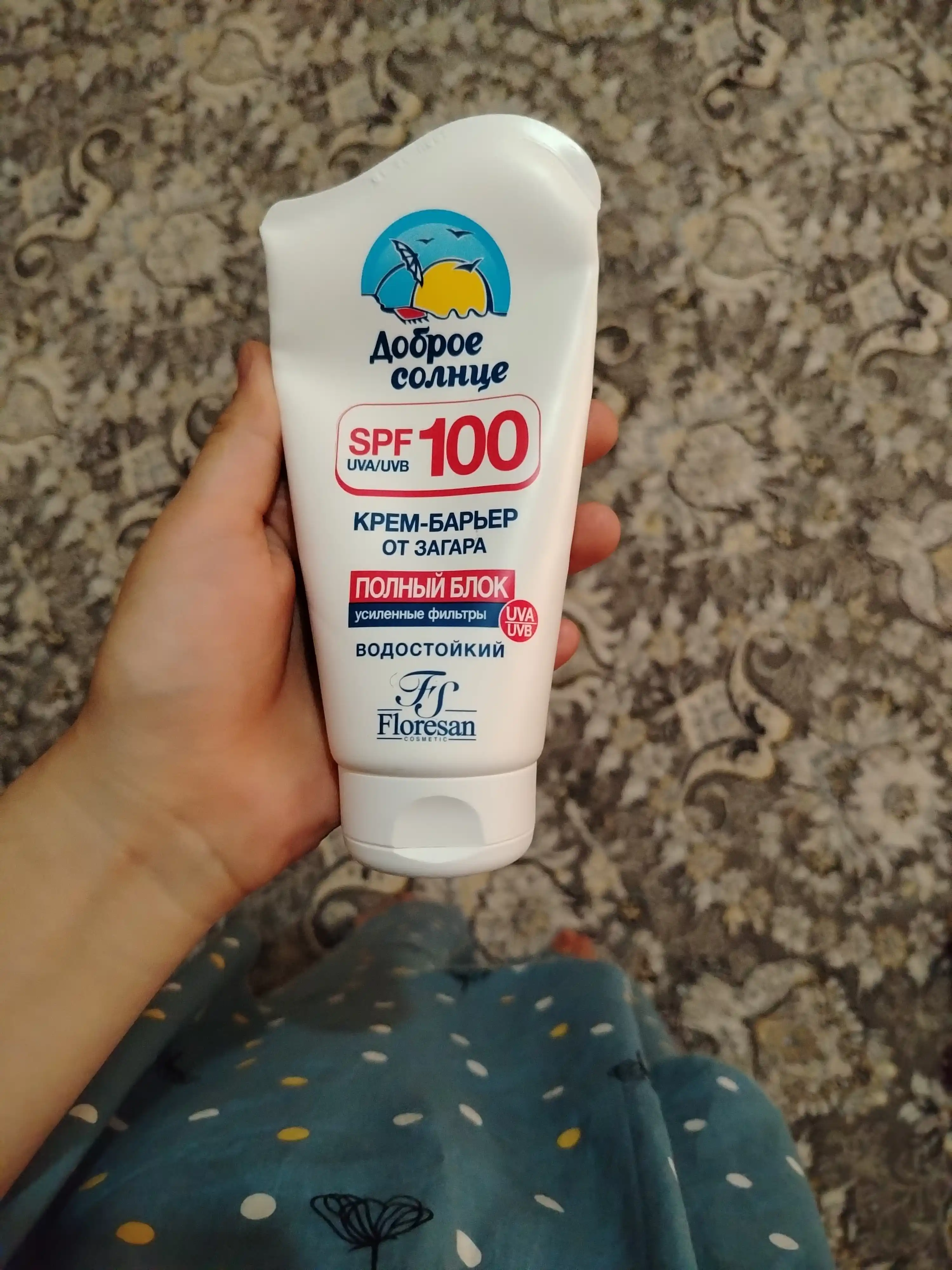 Krem Floresan maksimal quyoshdan himoya qiluvchi F-101, 125 ml