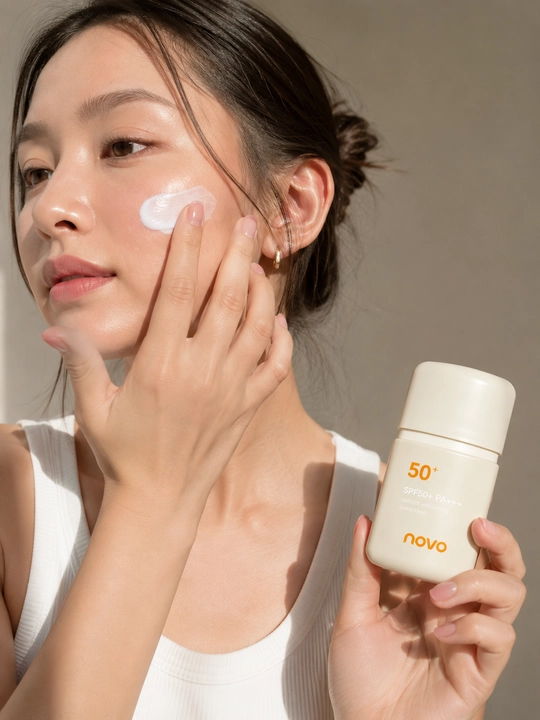 Солнцезащитный крем для лица NOVO SPF50+ PA+++