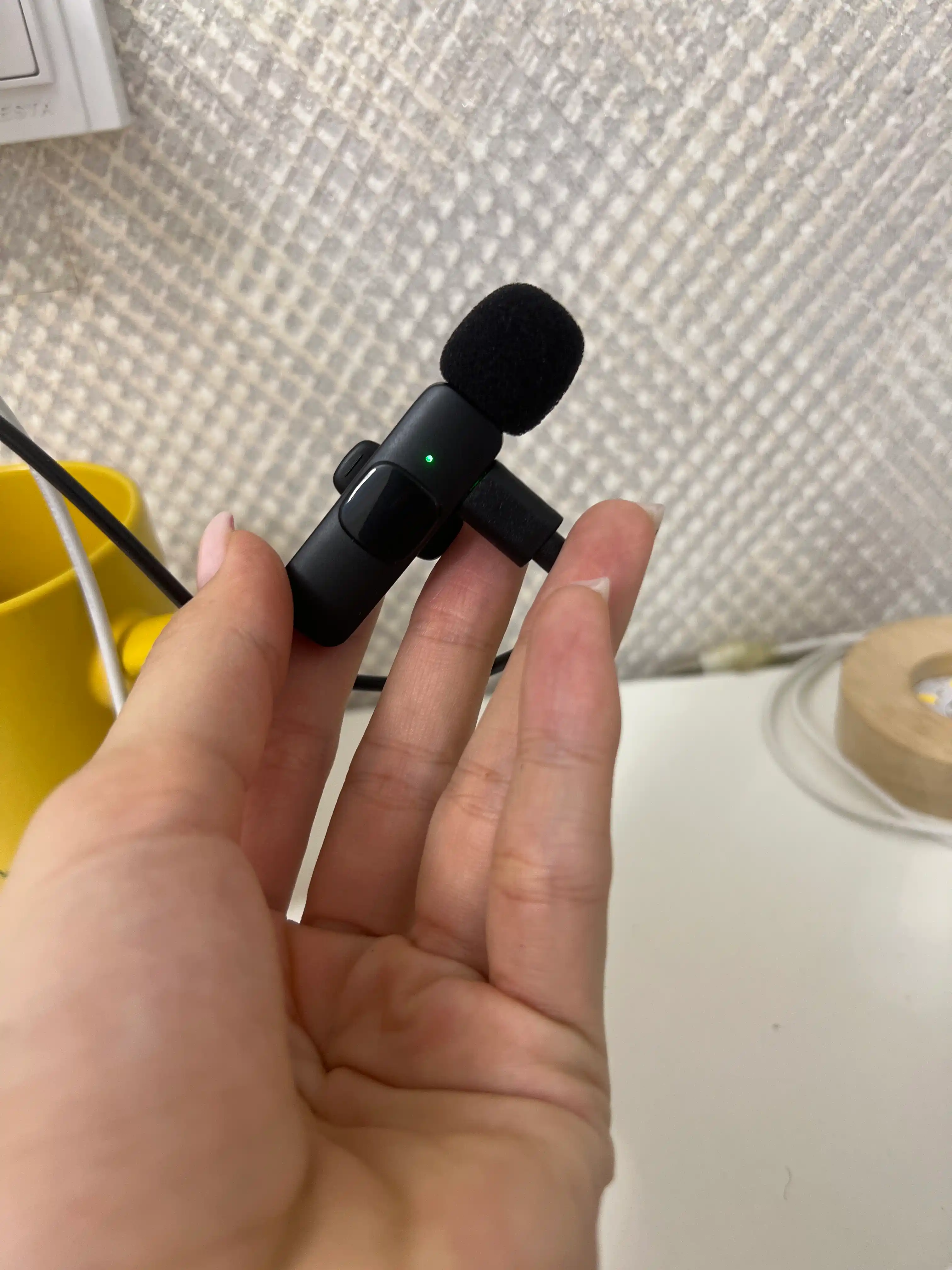 K9 simsiz mikrofon 2 ta mikrofonli to‘plam, Type-C va Iphone, Shovqinni kamaytirish