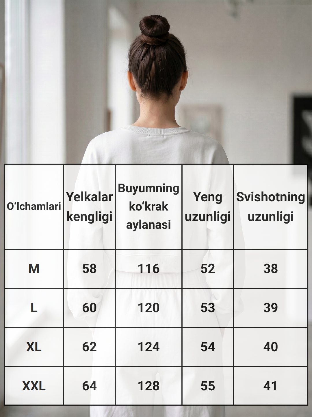 Свитшот женский, укороченный, 3 цвета, размеры M-XXL