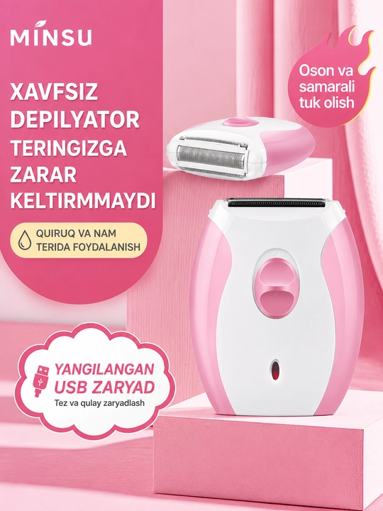 Professional epilyatorlar ayollar va erkaklar uchun, yuz va tana, depilyatsiya apparat - 