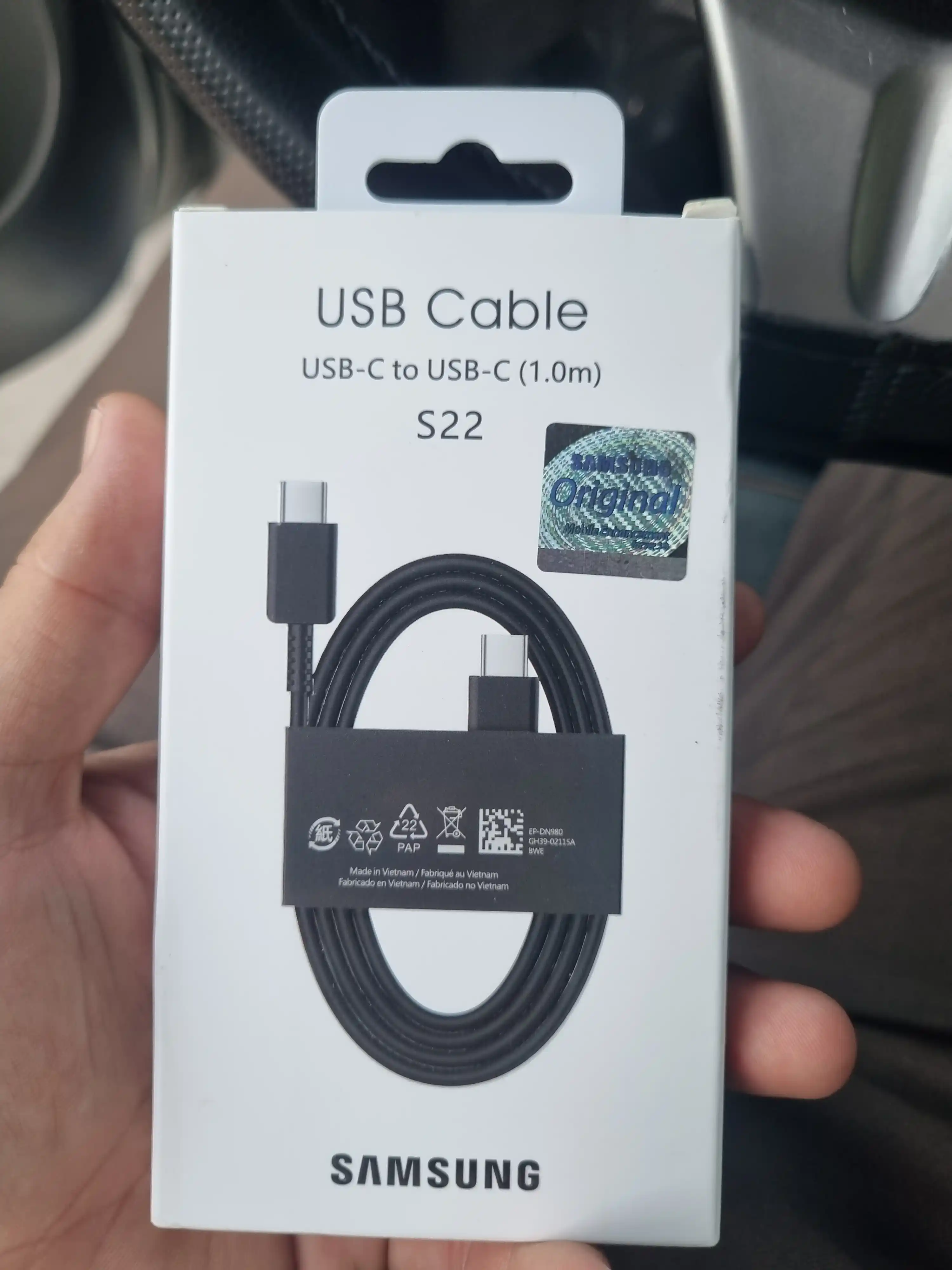 Кабель Type-C to Type-C EP-DW767 Fast Charging для Samsung Xiaomi Honor iPhone 15 16 17