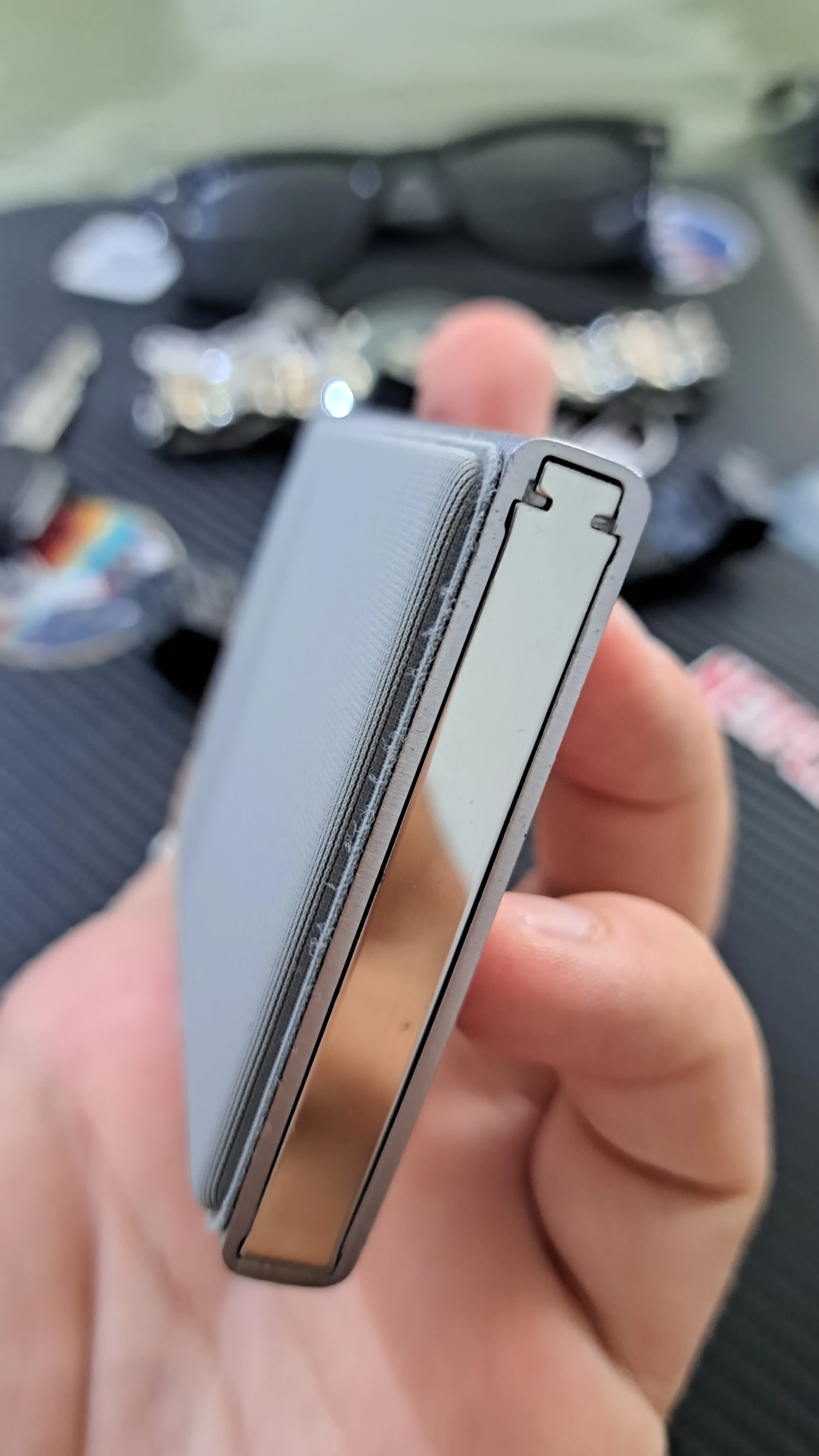 Металлический кардхолдер-RFID-защита, компактный и надежный, тактический, для документов