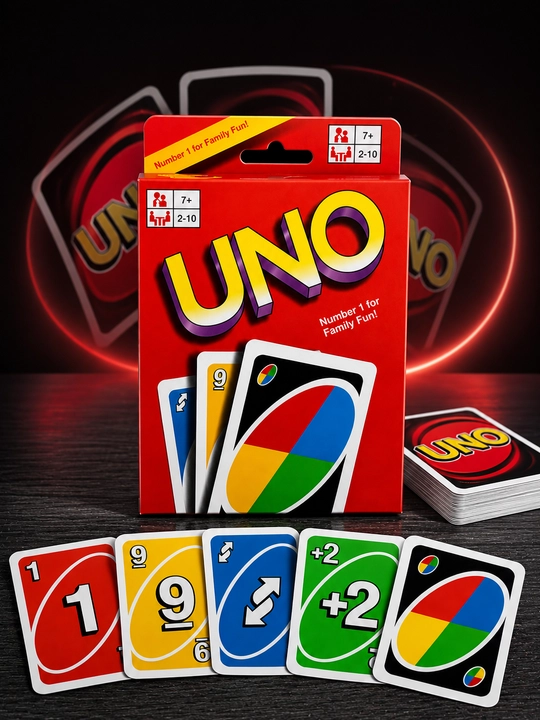 UNO Classic, UNO Flip, UNO Football, Mafia va MEMO mantiqiy o‘yinlar to‘plami