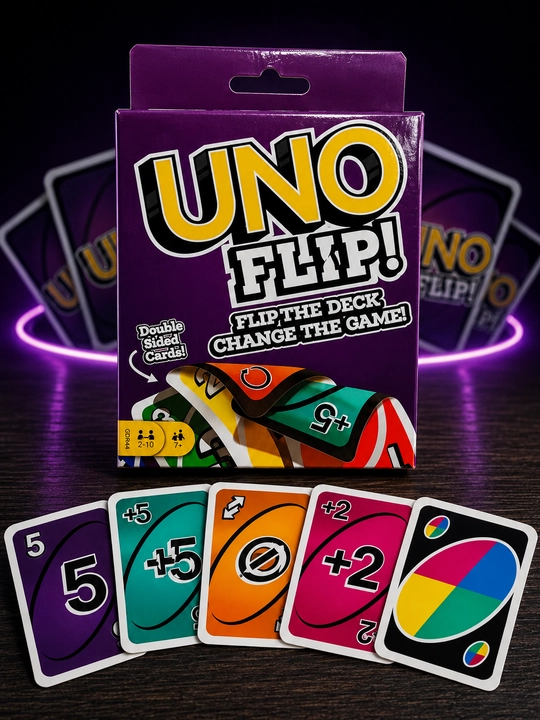UNO Classic, UNO Flip, UNO Football, Mafia va MEMO mantiqiy o‘yinlar to‘plami