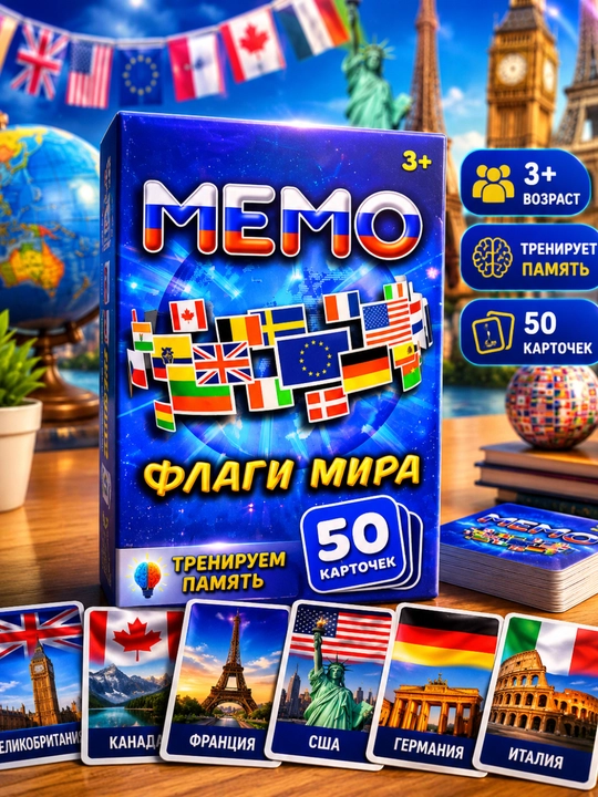 Сборник логических игр: UNO Classic, UNO Flip, UNO Football, Mafia и MEMO
