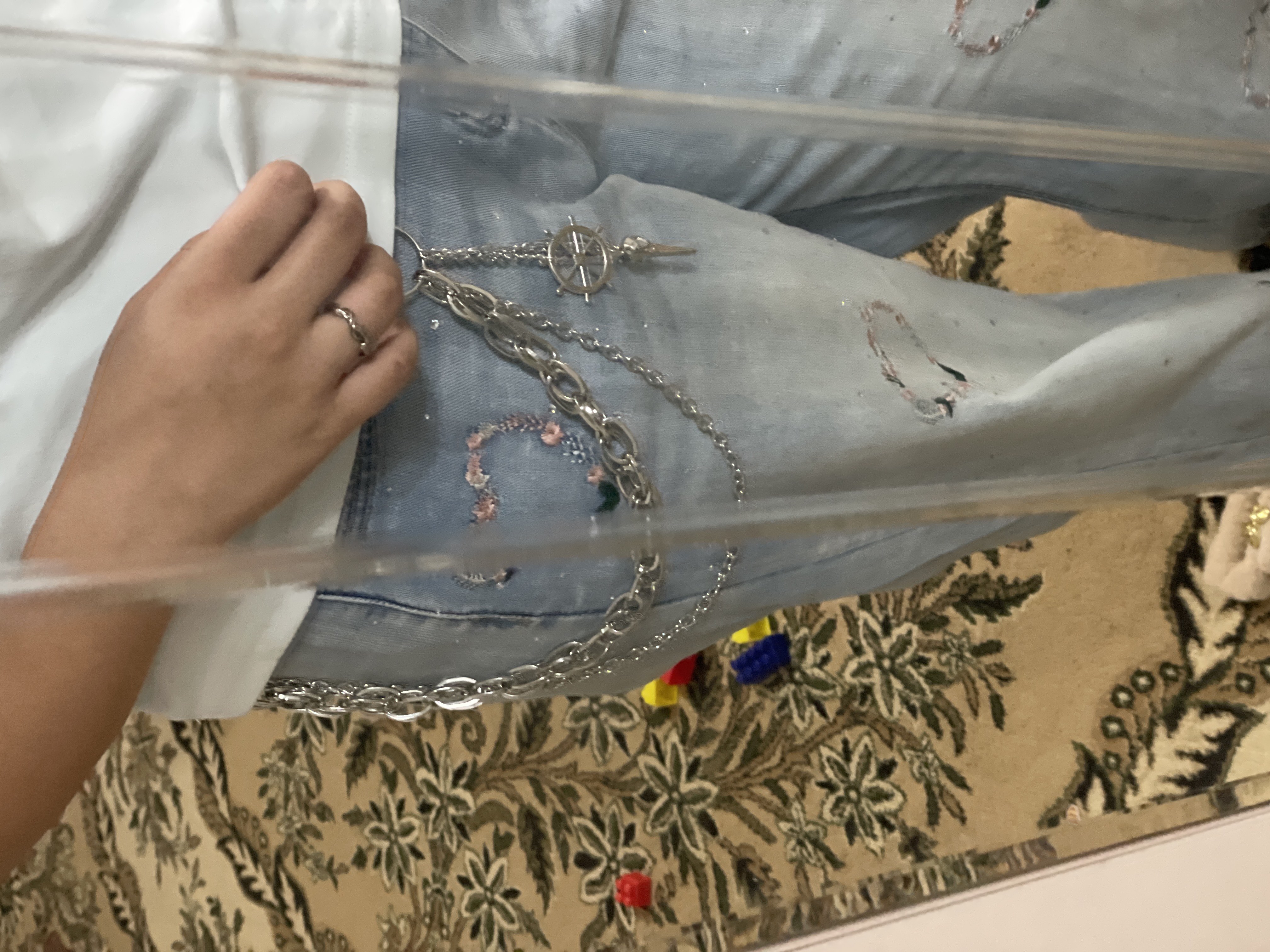 Обвес цепочка на джинсы и сумку