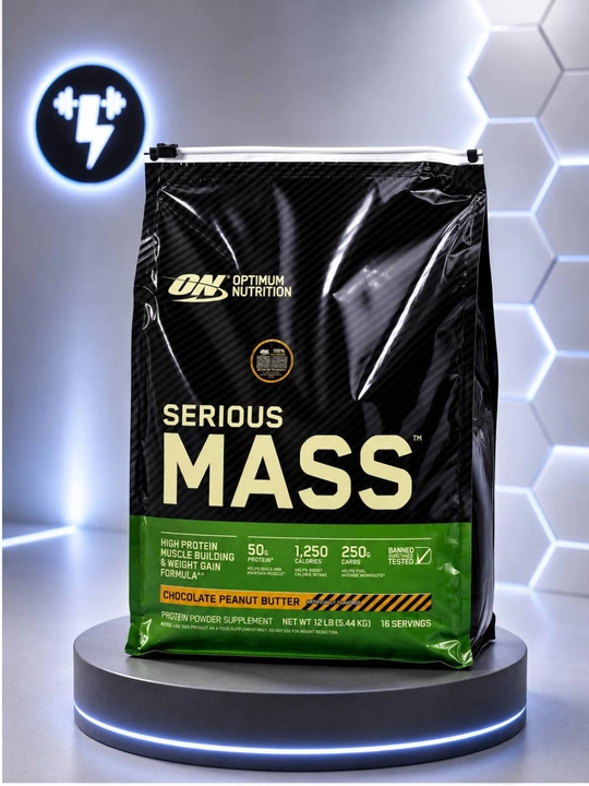 ON Serious mass 5.4кг США вкус шоколад арахис - 