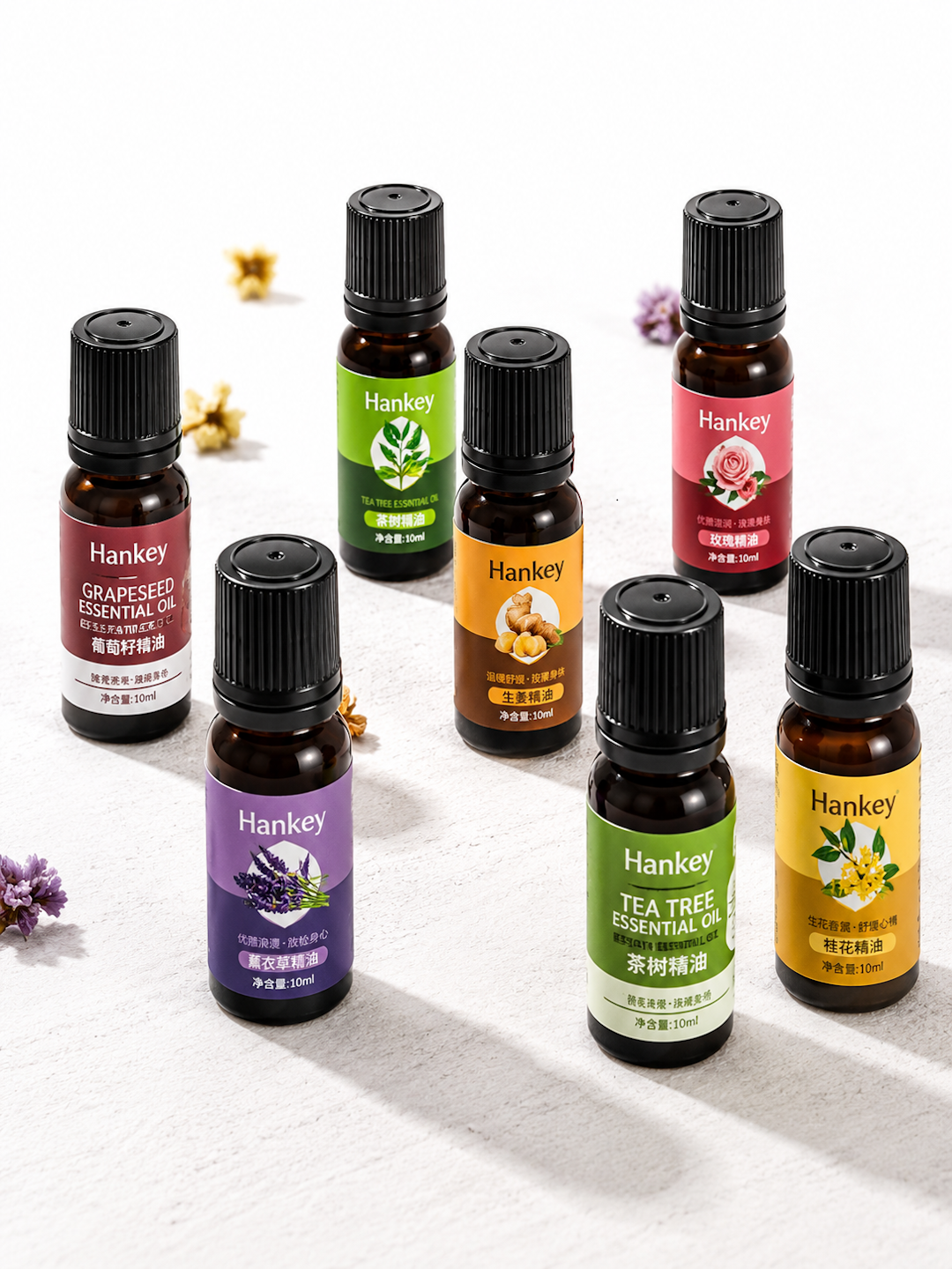 Hankey efir moyi 10 ml, Massaj, aromaterapiya, qo‘lbola shamlar, sovun va vanna uchun