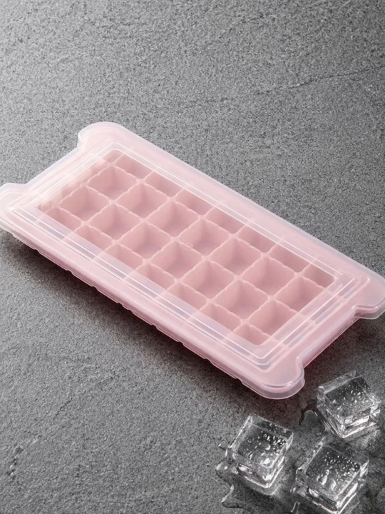Silikon va plastikdan forma qopqoqli muz va desert uchun, 36ta kubikli