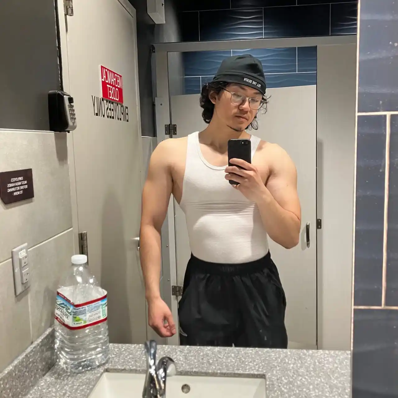 Erkaklar uchun mayka Gymshark, kompression, sport, elastik, tez quriydigan, fitnes uchun