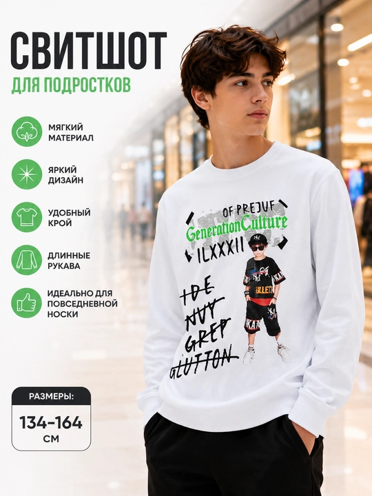 Свитшот для мальчиков
