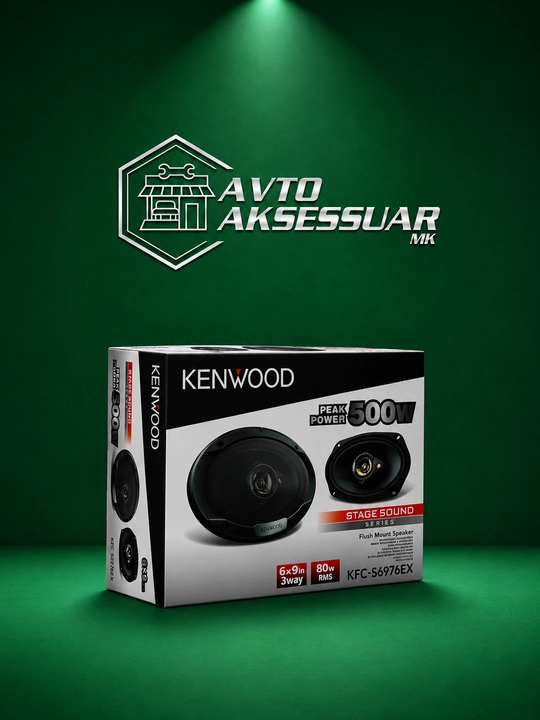 Avto kalonka KENWOOD KFC-S1066 10 sm qora 2 yo‘lli акустика juft to‘plam