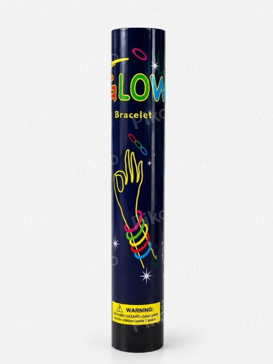 Neon tayoqchalar yorug‘ bilaguzuklar glow sticks to‘plam 50, 100 dona bayram uchun