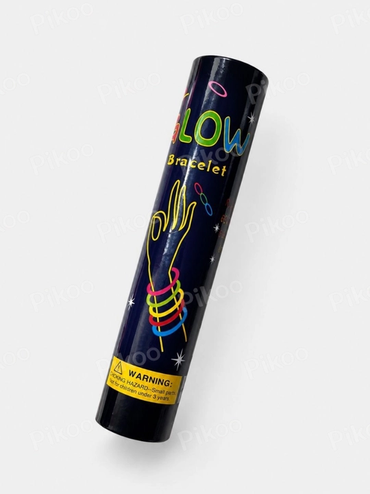 Neon tayoqchalar yorug‘ bilaguzuklar glow sticks to‘plam 50, 100 dona bayram uchun