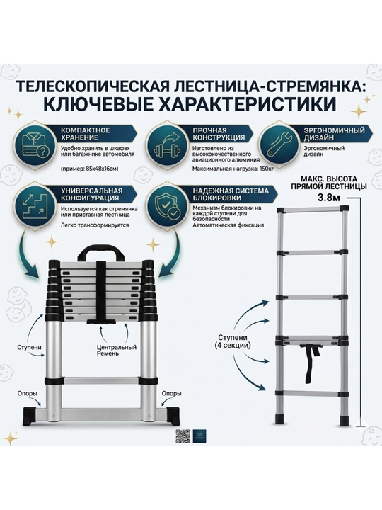 Лестница, телескоп - 