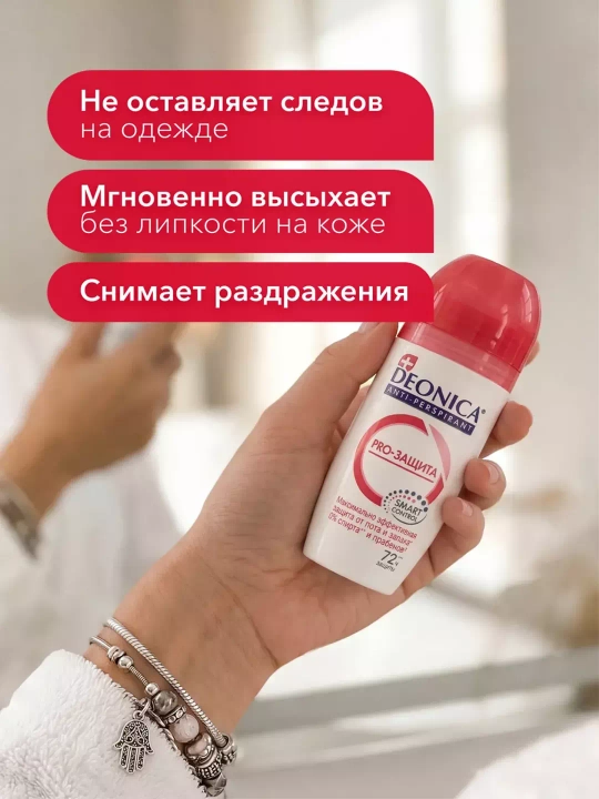 Dezodorant antiperspirant ayollar to'pi deonica PRO-50 ml himoya