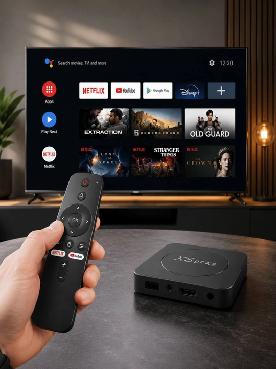 Android TV Box, Smart TV Box, TV приставка, XS97 K2, TV Box 4K, Android TV, media pleer - 