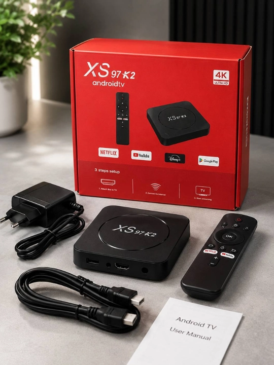 Android TV Box, Smart TV Box, TV приставка, XS97 K2, TV Box 4K, Android TV, media pleer
