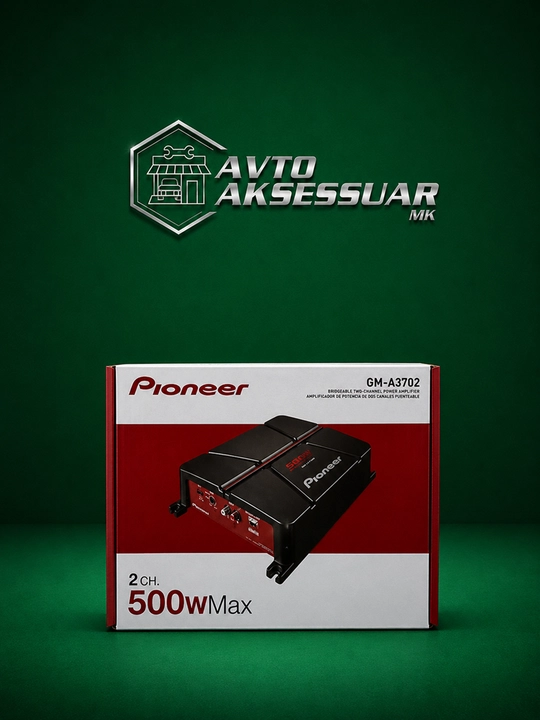 Mashina uchun usilitel, Ovoz kuchaytirgich  PIONEER GM-A3702 500W