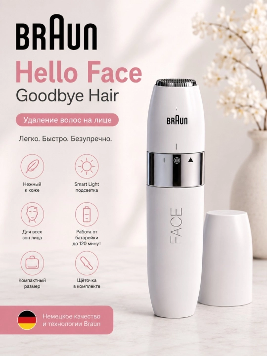 Эпилятор для лица женский Braun Face FS1000 - 
