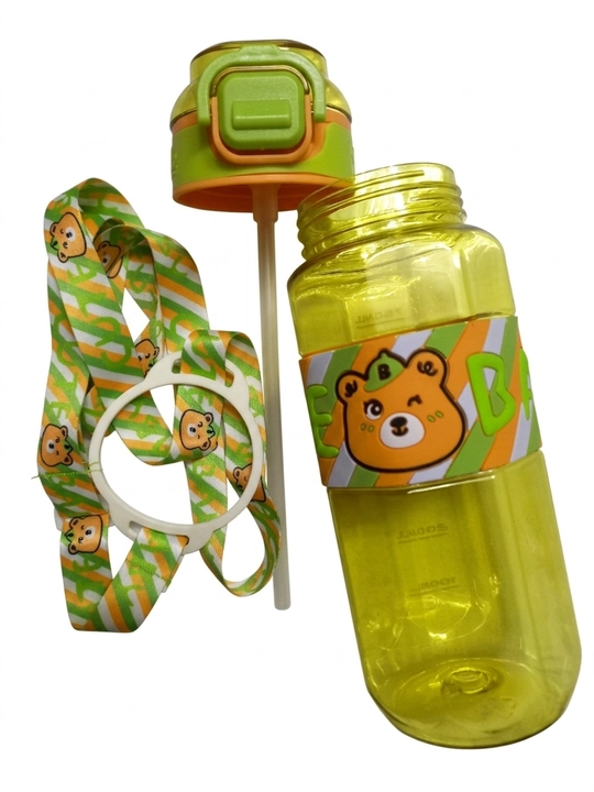 750 ml hajmli bolalar suv idishi, tasmali, ichimliklar uchun