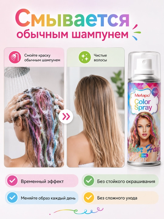 Bolalar uchun soch bo‘yog‘i, sprey 120 ml, yuviladigan