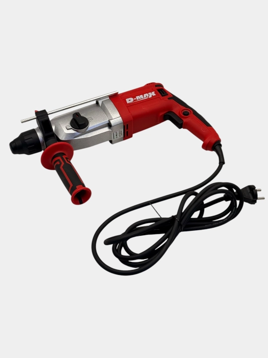 Перфоратор электрический D-MAX 1100W: SDS-Plus, 3 режима работы, макс. ø30 мм, в кейсе