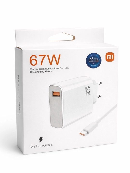 Сетевое зарядное устройство Xiaomi 67W Turbo Charge USB Type-C с кабелем Type-C
