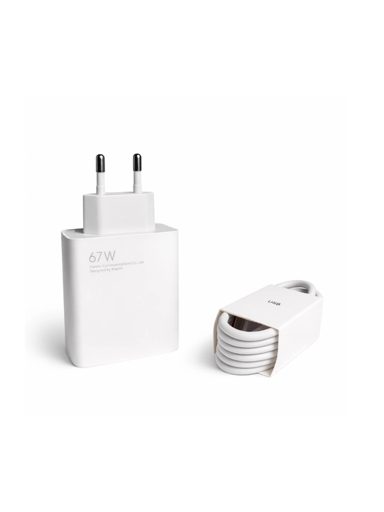 Сетевое зарядное устройство Xiaomi 67W Turbo Charge USB Type-C с кабелем Type-C