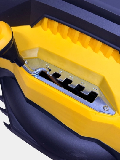 Газонокосилка электрическая ROLF 1600W: ширина 38 см, регулировка высоты 5 уровней, 42 л