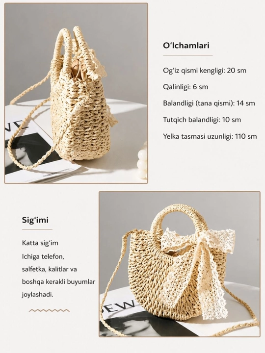 Yozgi sumka, ayollar sumkasi, katta sumka, shopper sumka