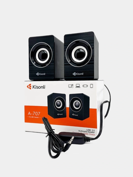 Колонки для компьютера Kisonli A707, USB акустика, мощный звук