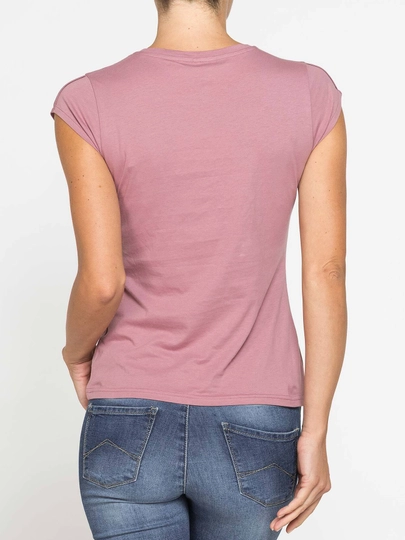 Ayollar uchun bazaviy futbolka Carrera Jeans, 100% paxta, Italiya