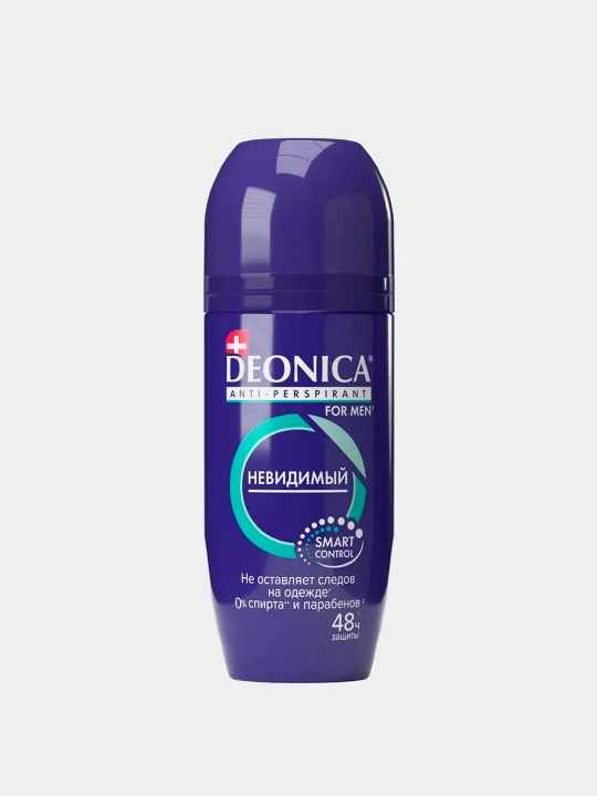 Deonica erkaklar uchun ko'rinmas rulonli dezodorant antiperspirant 50 ml