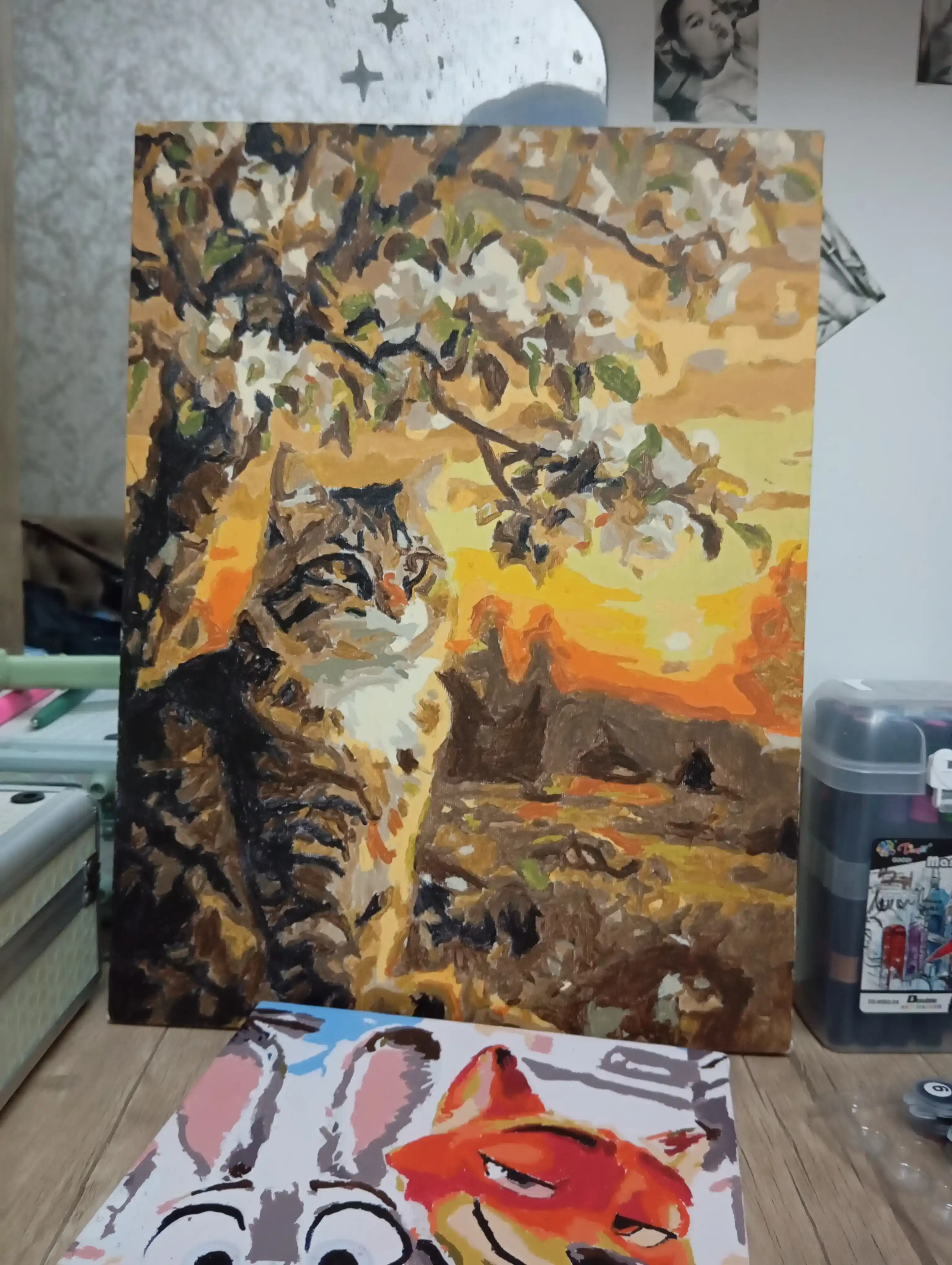 Картина, рисование по номерам Skystore, ивотные, холст на подрамнике, 30x40 см