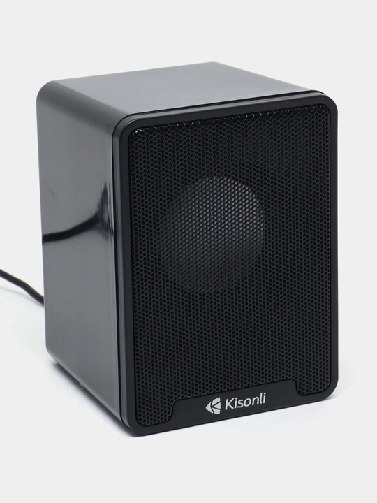 Колонки Kisonli K100 USB AUX для компьютера и ноутбука, стерео акустика