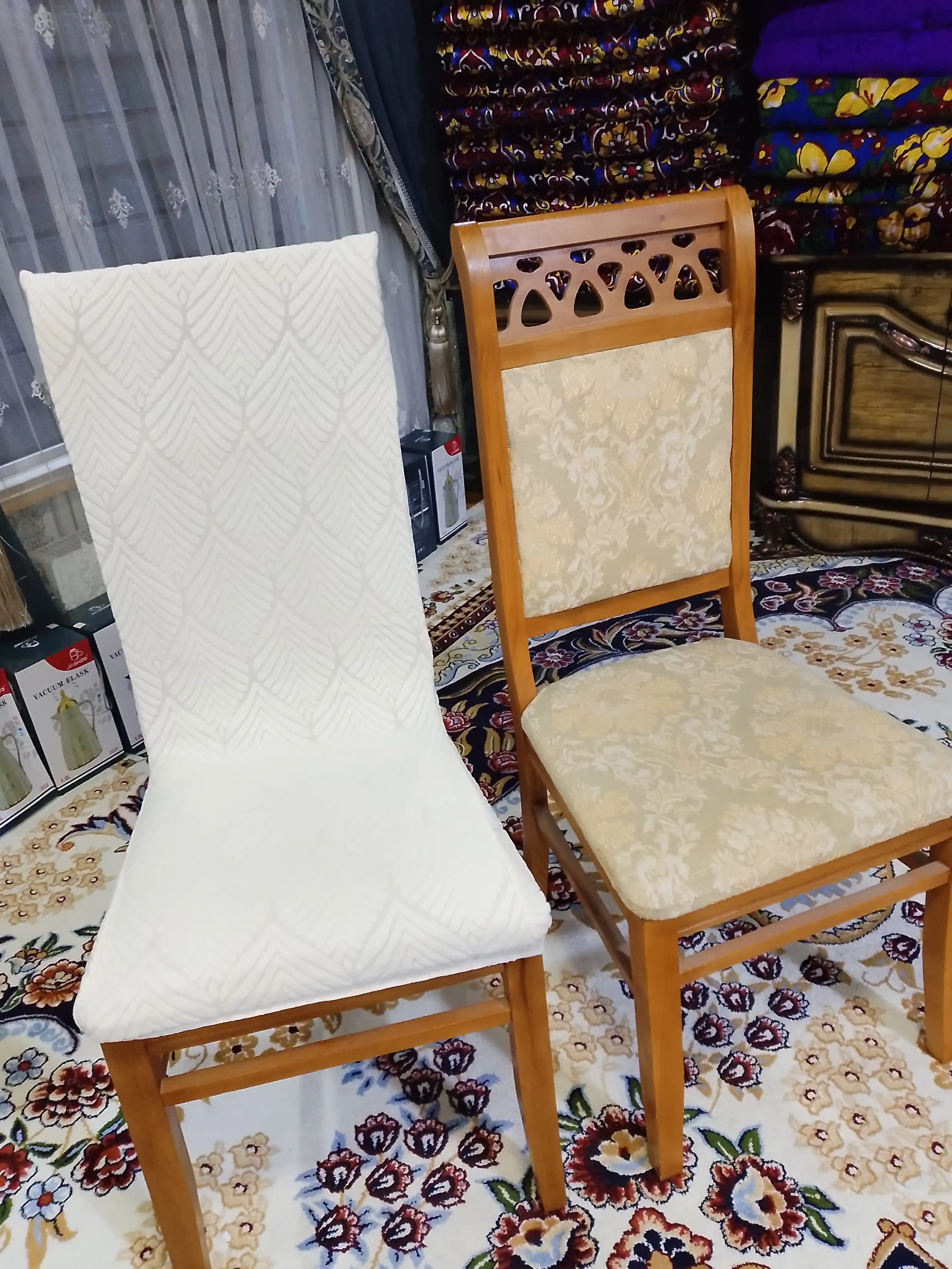 Чехлы на стулья со спинкой, 6 шт