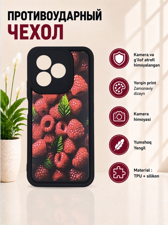 Realme Note 50, Realme C51, Realmi C 53 uchun g‘ilof