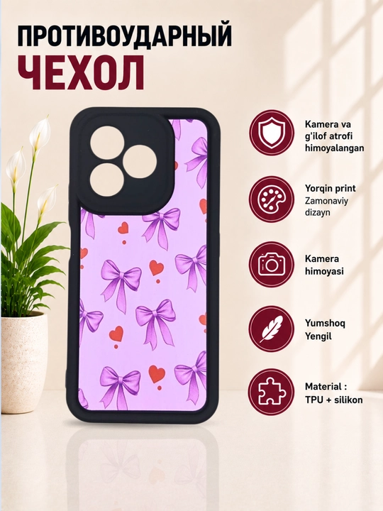Realme Note 50, Realme C51, Realmi C 53 uchun g‘ilof